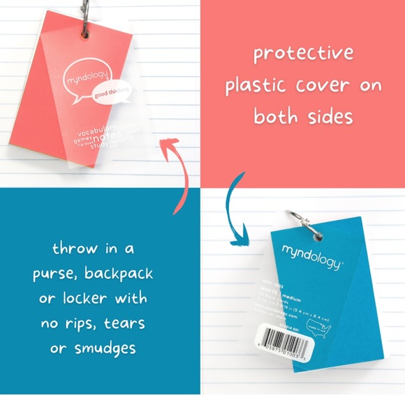 Myndology Ringbound Flash Deck Cards with Marker NWT - Picture 3 of 4